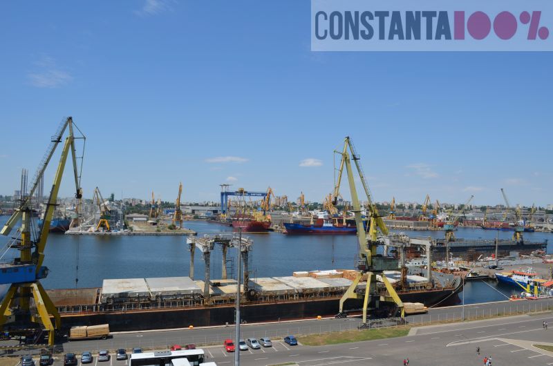 ANAF a descins în Portul Constanța