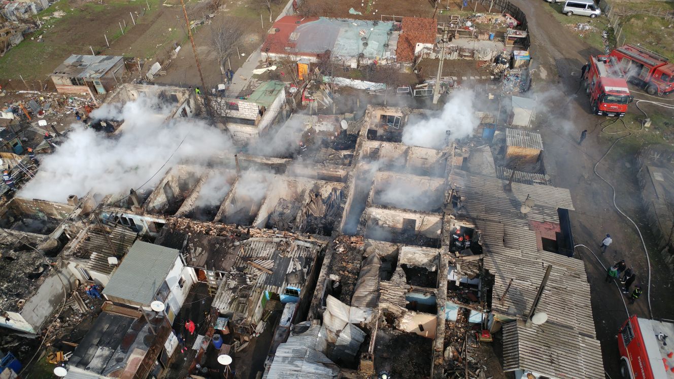 FOTO+VIDEO. Ce a rămas în urma incendiului devastator din Medgidia