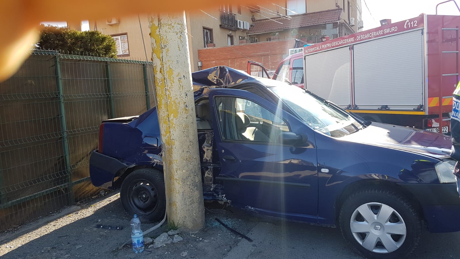 Accident rutier în Coiciu, tată și fiu transportați la spital