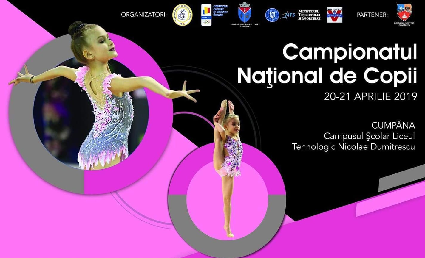 Campionatul Național de Gimnastică Ritmică pentru Copii are loc în Cumpăna