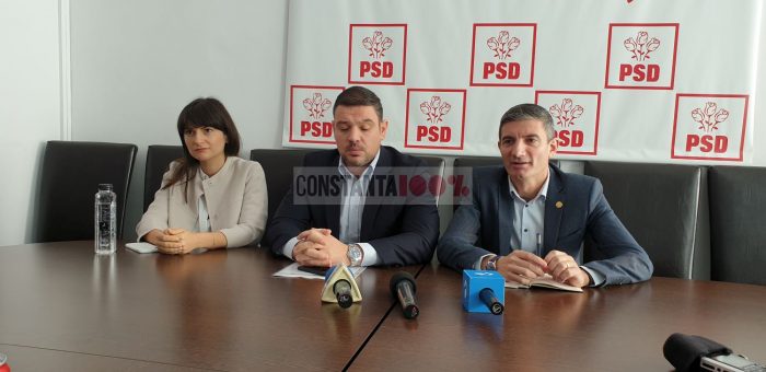 VIDEO Prima conferință a PSD Constanța după ce guvernul a picat. Ce au declarat Cristina Dumitrache, Radu Babuș, George Vișan și Nicolae Moga
