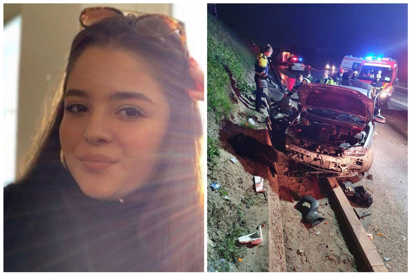 Un înger de fată a murit într-un accident auto. Familia e împietrită de durere
