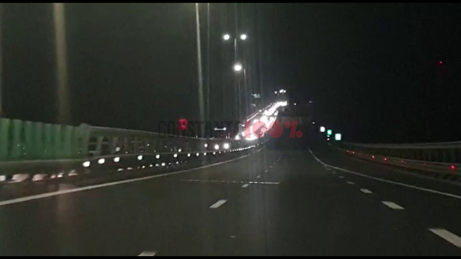 VIDEO Coloană de mașini pe mai mulți kilometri pe Autostrada Constanța – București