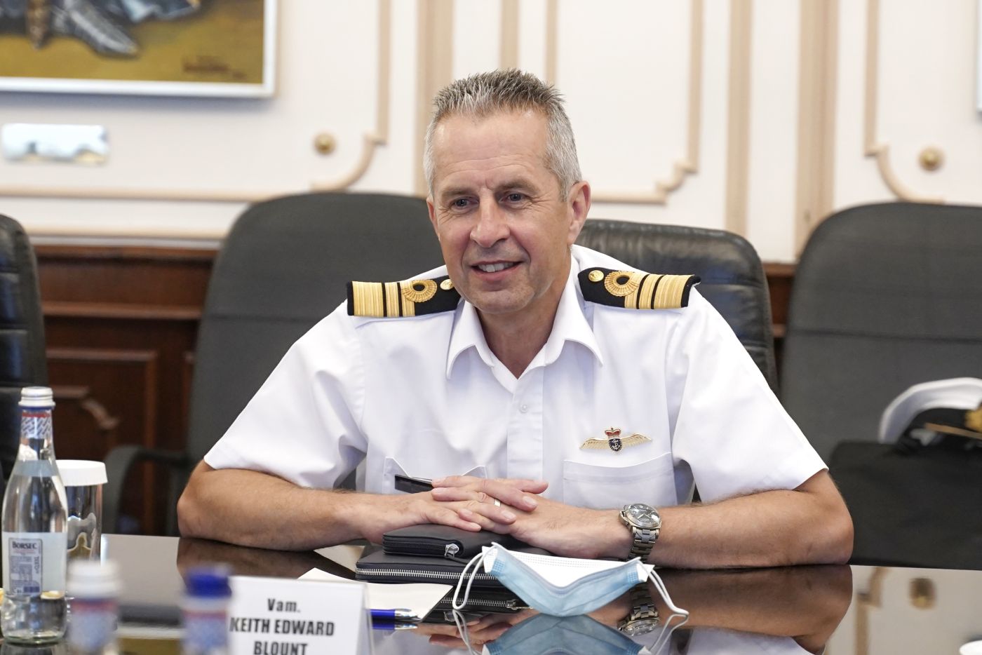 Comandantul Comandamentului Maritim Aliat, Keith Blount: „Marinarii români sunt profesioniști foarte buni, conștiincioși și sunt oameni pe care te poți baza oricând”