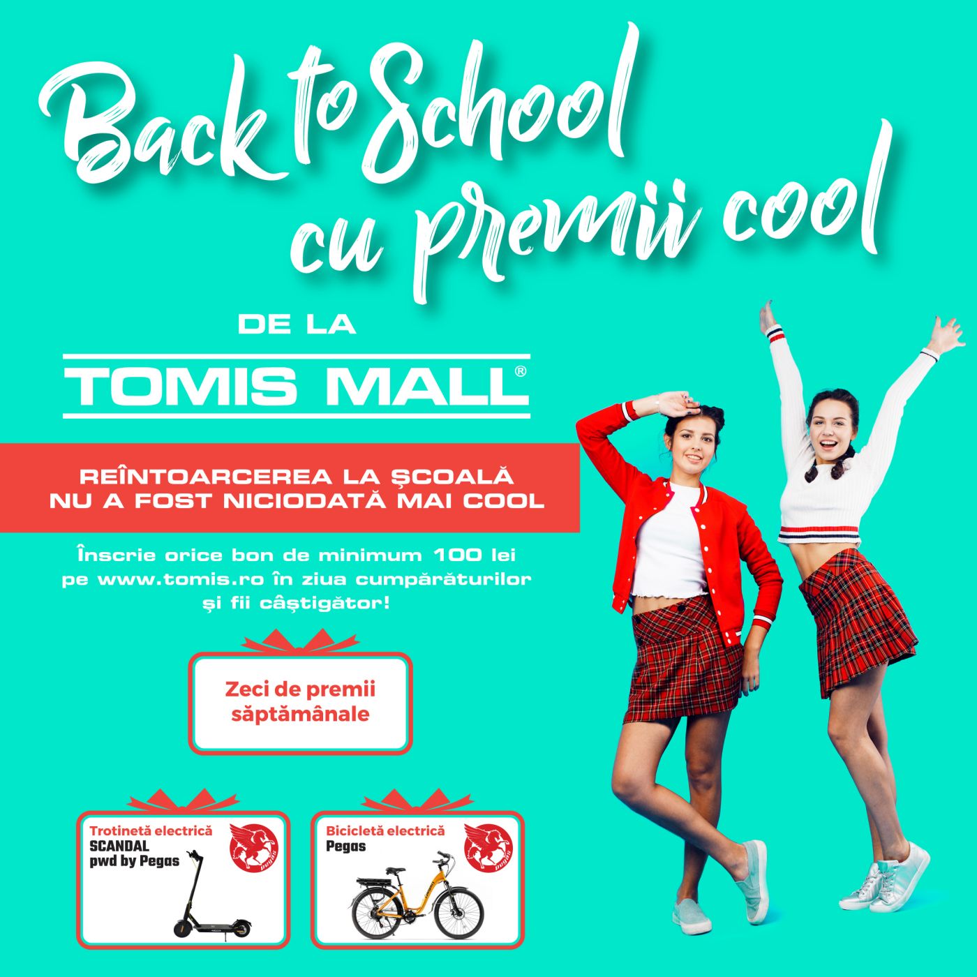 Cu Tomis Mall școala e mai cool!