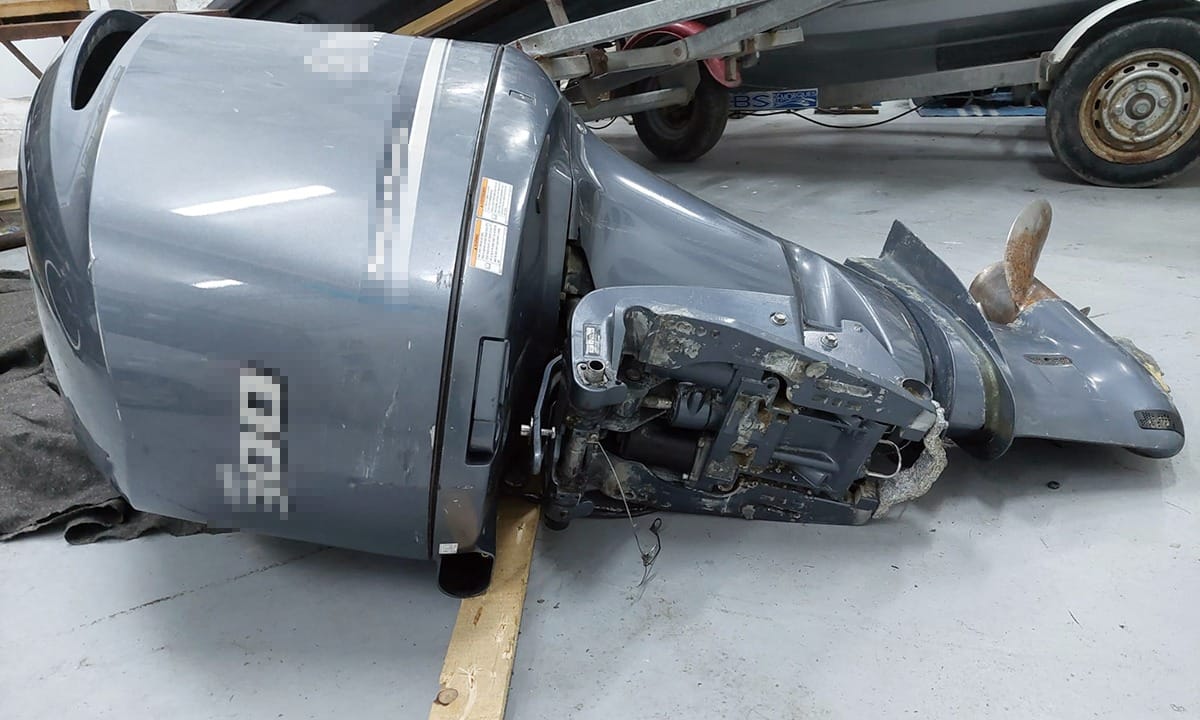 Motor de barcă, căutat de autoritățile din Franța, descoperit de polițiștii de frontieră tulceni