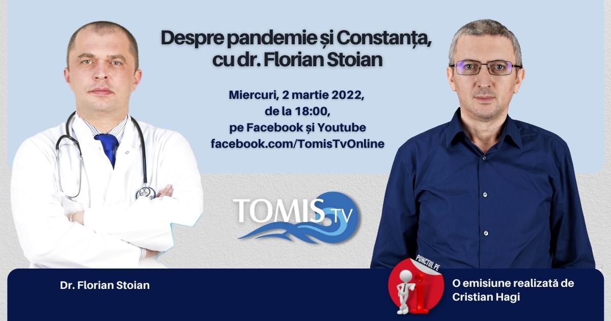 Dr. Florian Stoian, invitatul emisiunii „Punctul pe i”, la Tomis TV