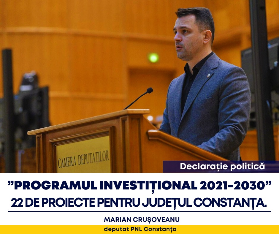 22 de proiecte de infrastructură pentru județul Constanța. Crușoveanu, PNL: „Domeniul este vital pentru dezvoltarea României”