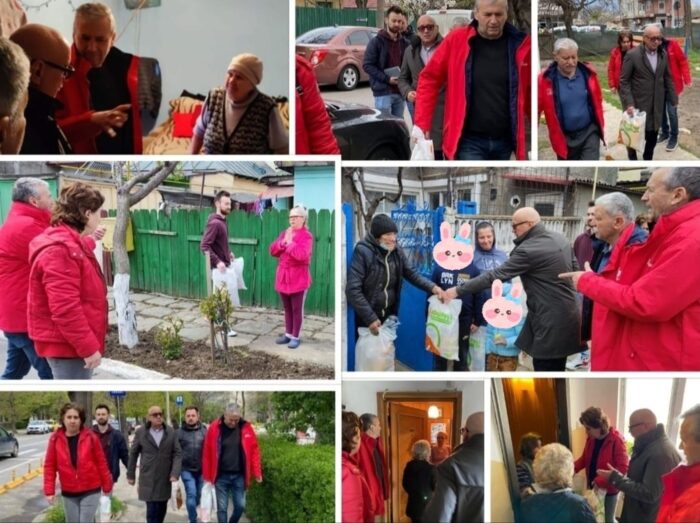 Organizația municipală PSD Constanța a oferit sute de pachete cu alimente de primă necesitate