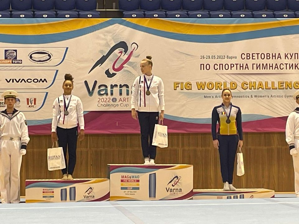 Ioana Stănciulescu, din Constanța, pe podium la Cupa Mondială de gimnastică artistică