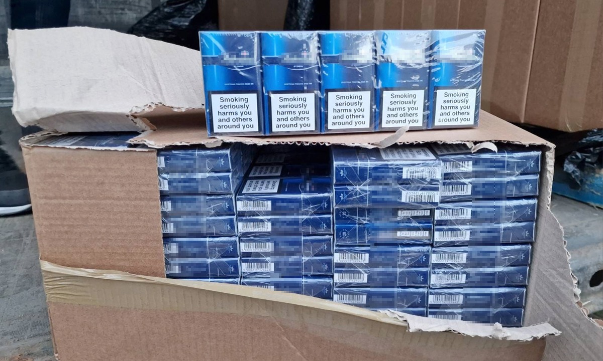 Captură impresionantă de țigări de contrabandă: valorau 11 milioane lei