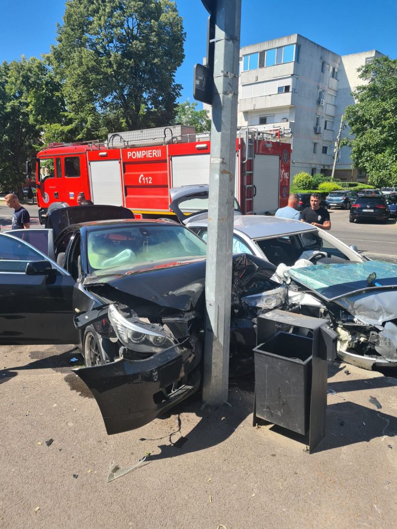 Accident rutier pe bulevardul Tomis din Constanța