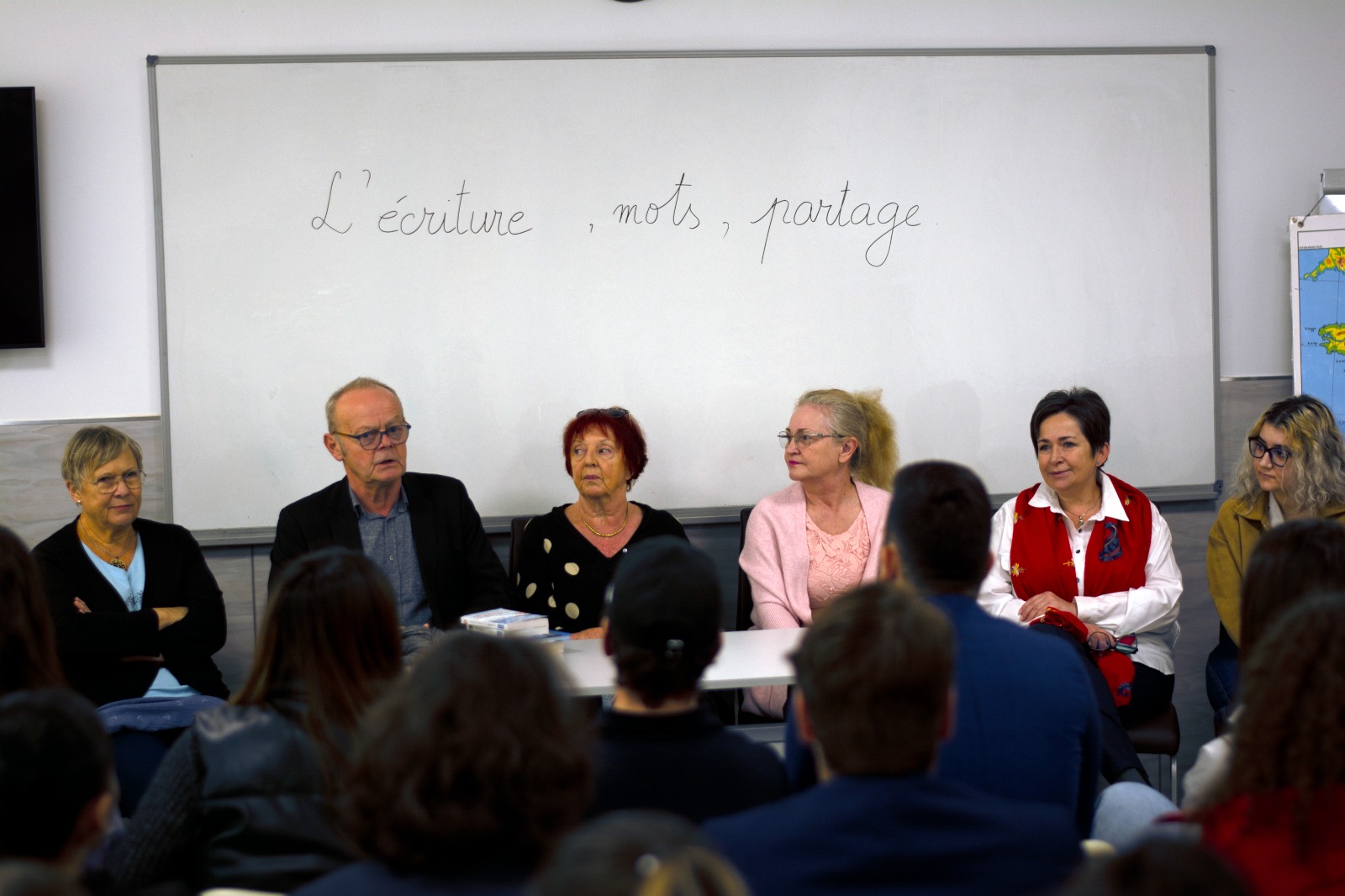 Delegație din Brest, Franța, la Liceul Teoretic „George Călinescu”