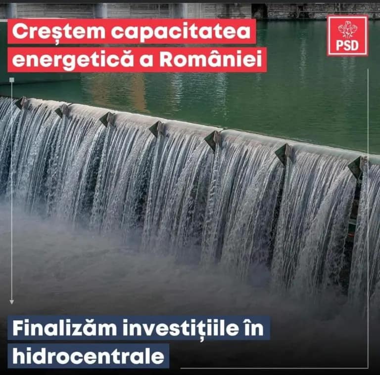 Cristina Dumitrache, PSD: „Finalizăm investițiile în hidrocentrale”