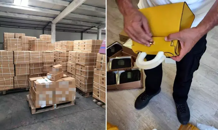 Marfă contrafăcută în valoare de 5 milioane lei descoperită în Portul Constanța și la vama cu Ucraina