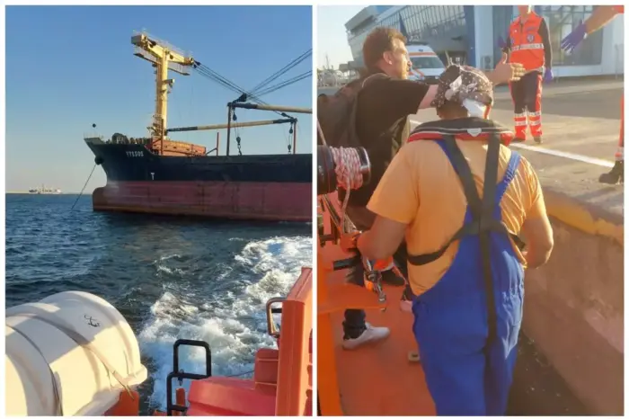Un căpitan grec a făcut infarct pe o navă aflată în rada Portului Constanța