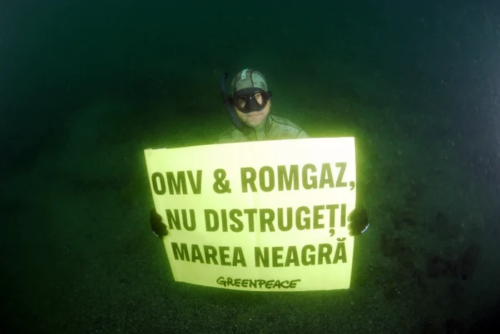 Greenpeace atacă în instanță PUZ-ul emis pentru proiectul Neptun Deep din Marea Neagră